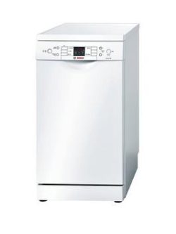 Bosch Sps53M02Gb 9-Place Slimline Dishwasher - White